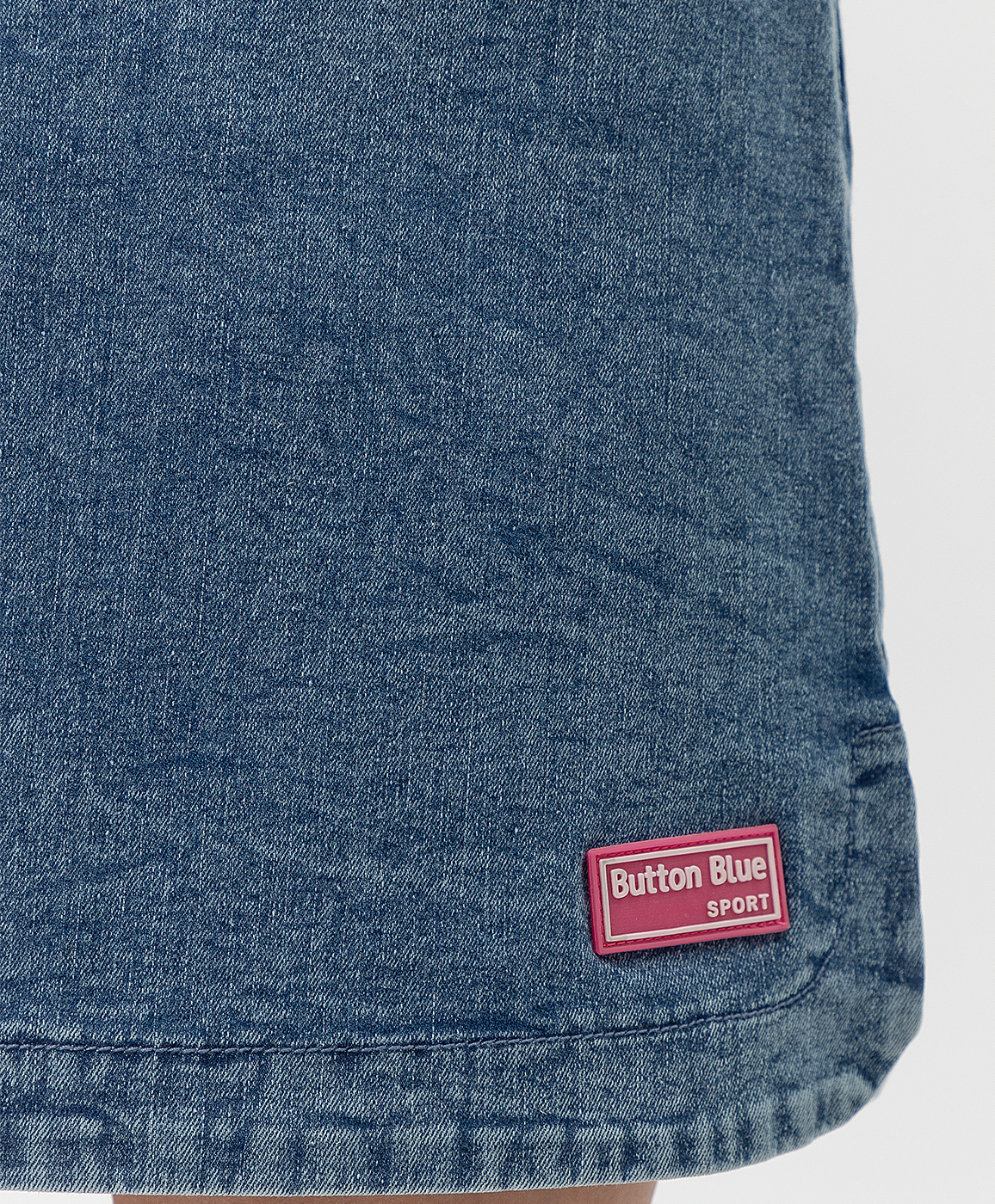 фото Синяя юбка button blue