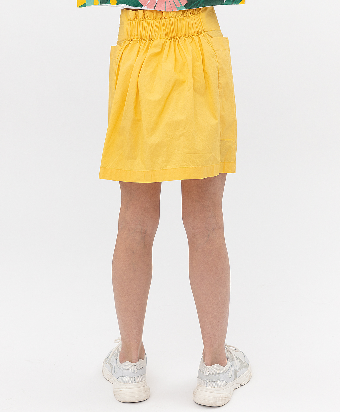 Желтая юбка Button Blue 121BBGJC61032700, размер 140, цвет желтый клеш - фото 3