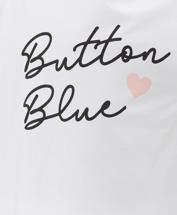 Белая ночная сорочка Button Blue