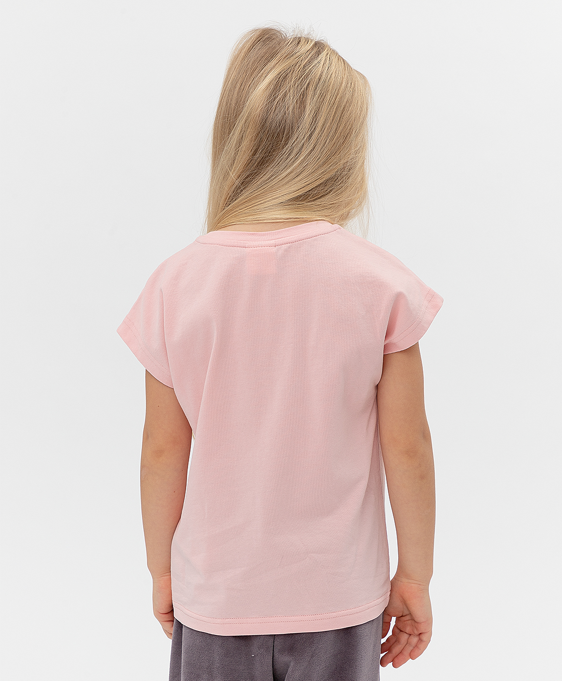 Розовая футболка Button Blue 121BBGMC12011200, размер 122, цвет розовый - фото 2