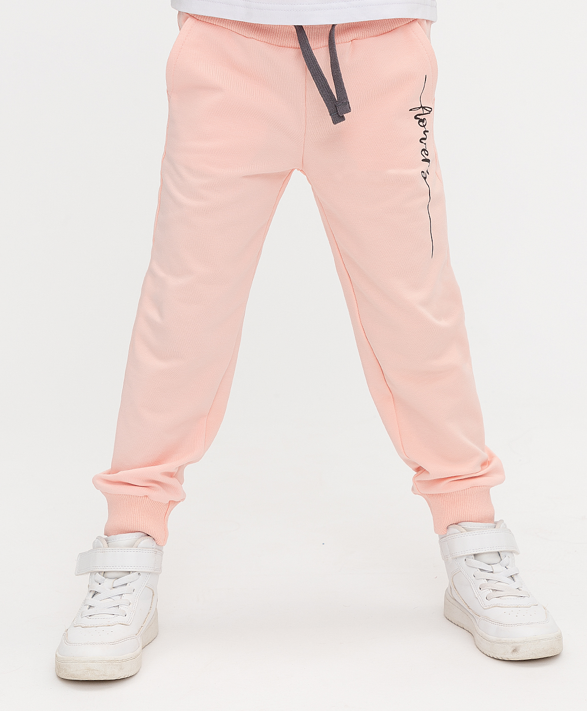 Розовые брюки Button Blue 121BBGMC56016300, размер 122, цвет розовый на резинке - фото 2