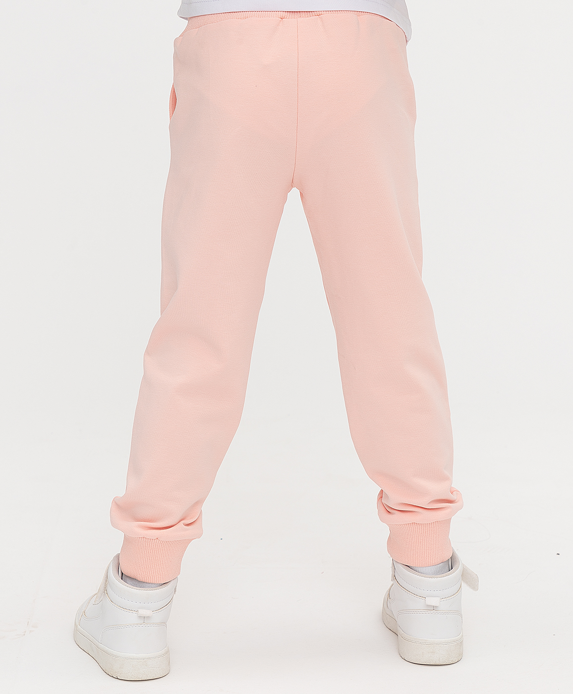 Розовые брюки Button Blue 121BBGMC56016300, размер 122, цвет розовый на резинке - фото 3