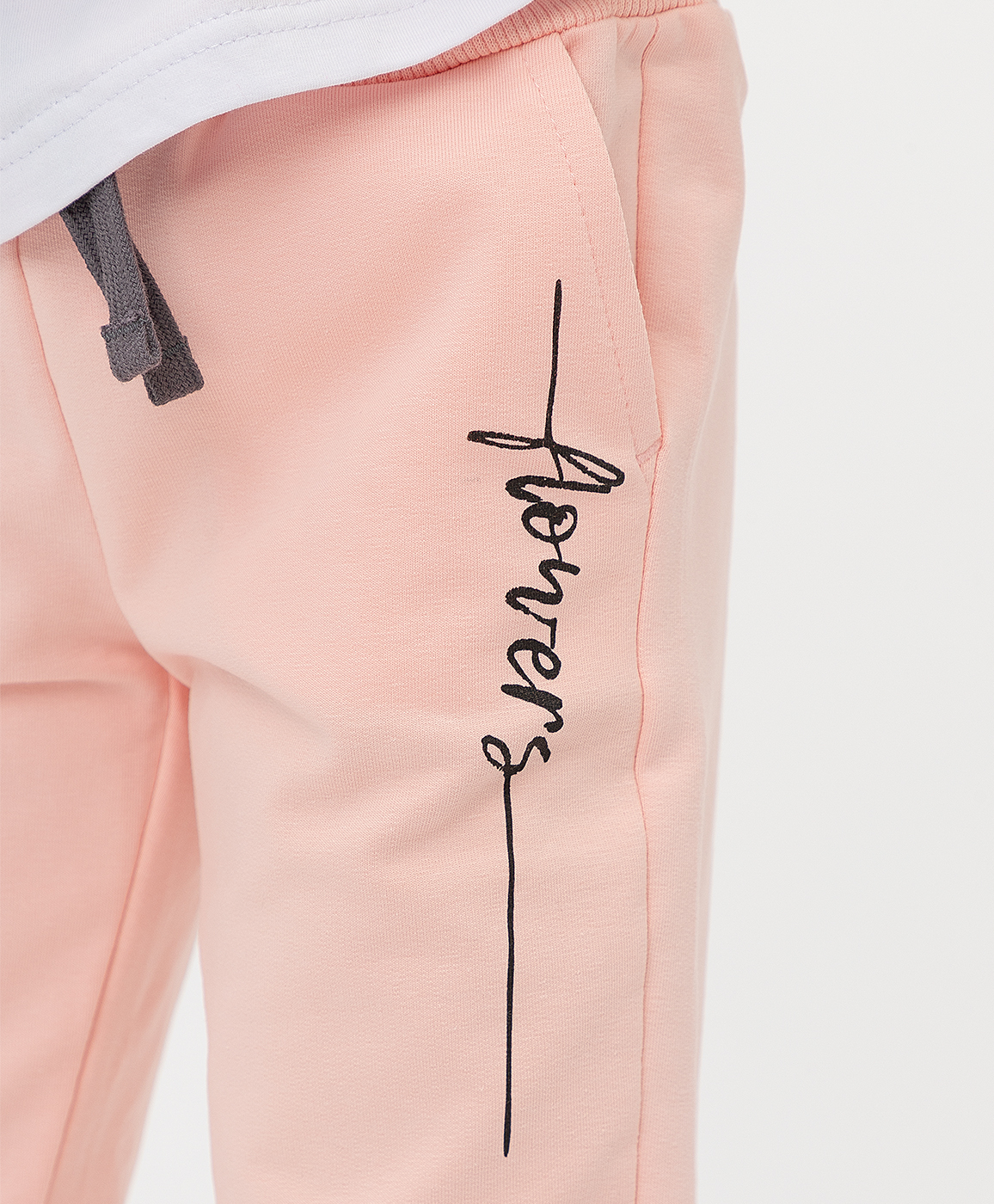 Розовые брюки Button Blue 121BBGMC56016300, размер 104, цвет розовый на резинке - фото 4