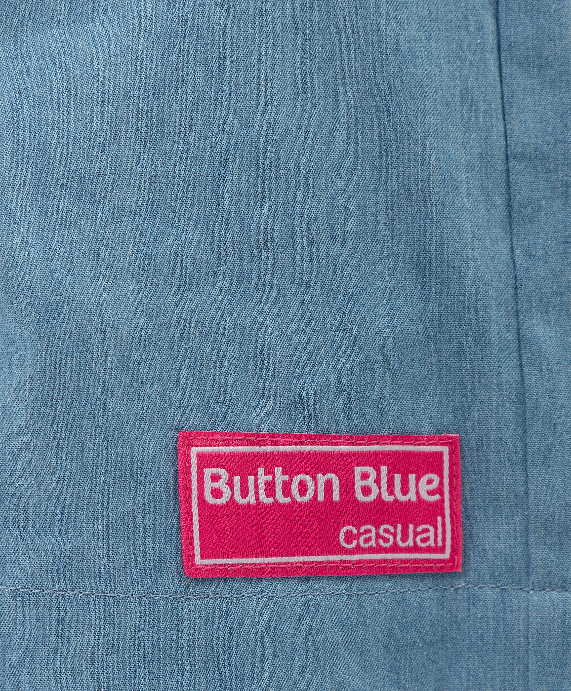 фото Синие шорты button blue