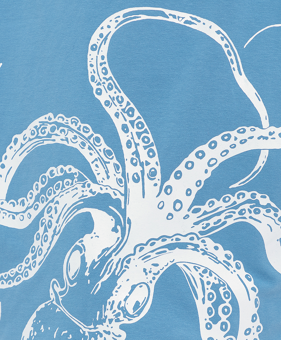 фото Футболка голубой button blue