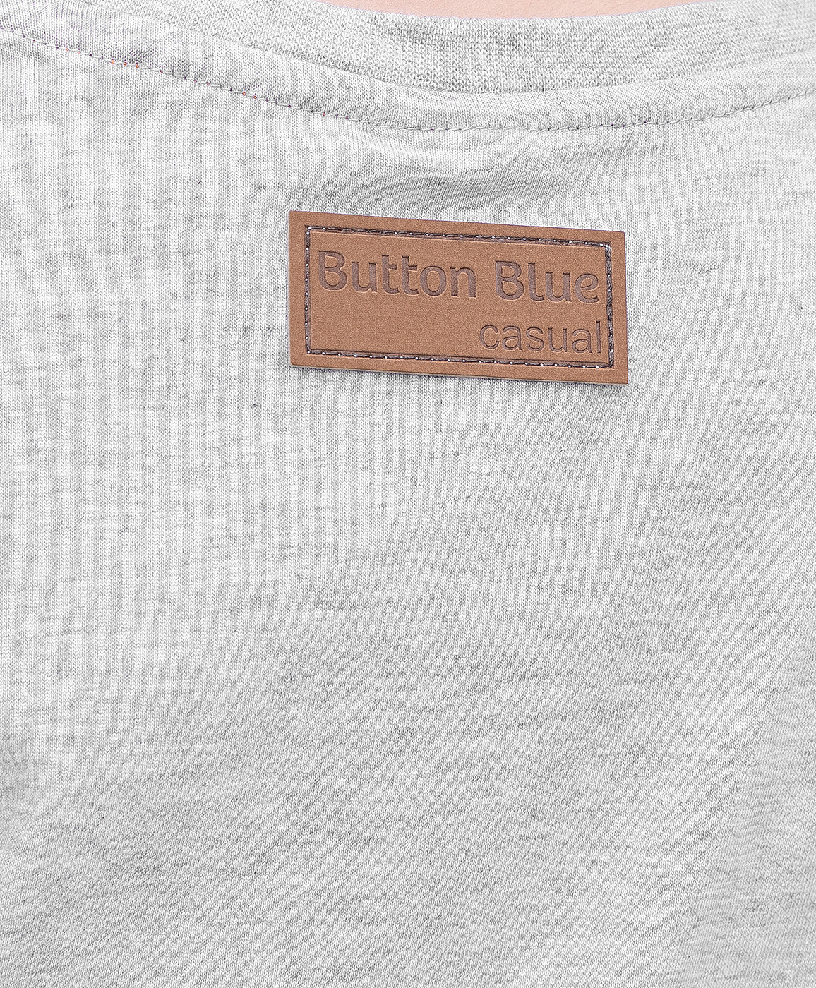 фото Футболка серая button blue