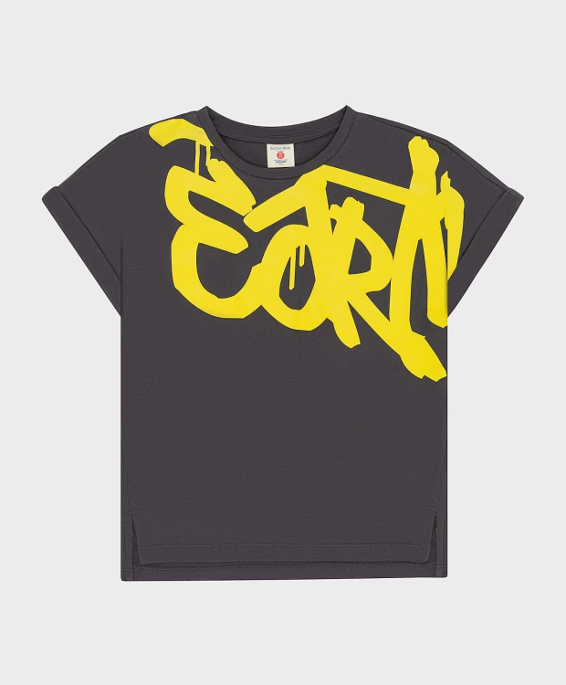 фото Футболка серая button blue (134)