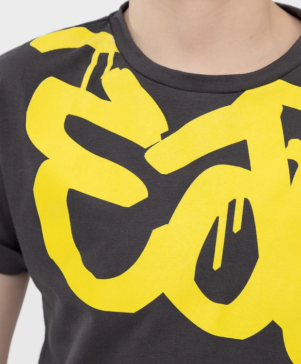 фото Футболка серая button blue (134)