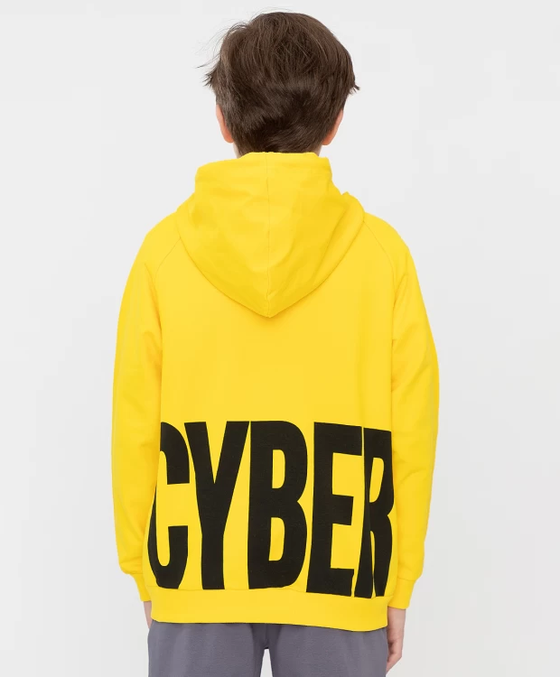 фото Толстовка желтая button blue (146)