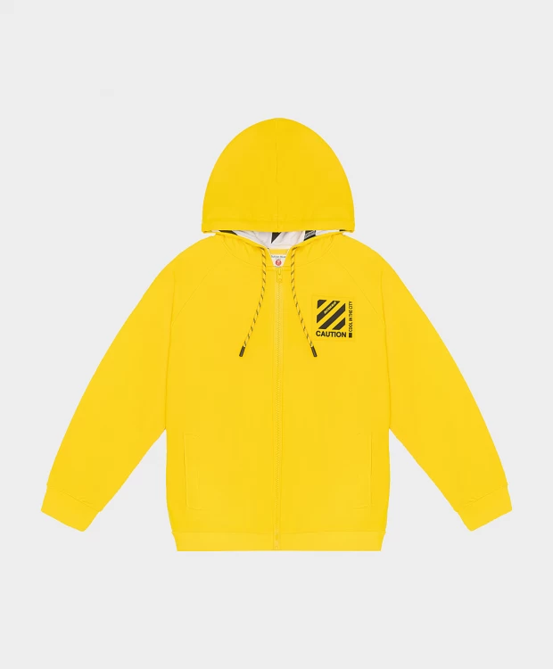 фото Толстовка желтая button blue (146)