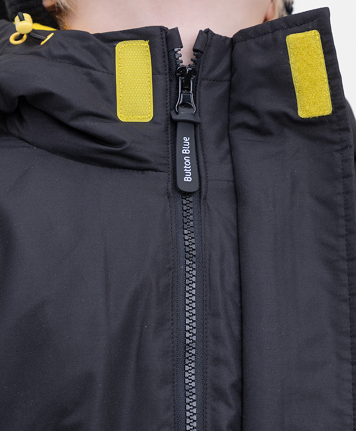 Пальто демисезонное черное Button Blue 122BBBJC46010800, размер 134, цвет черный - фото 4