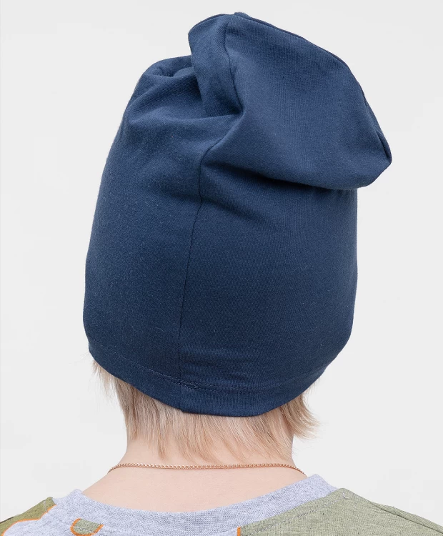 фото Шапка синяя button blue (54)