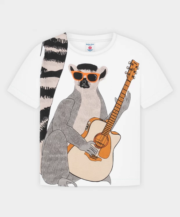 фото Футболка белая button blue (98)