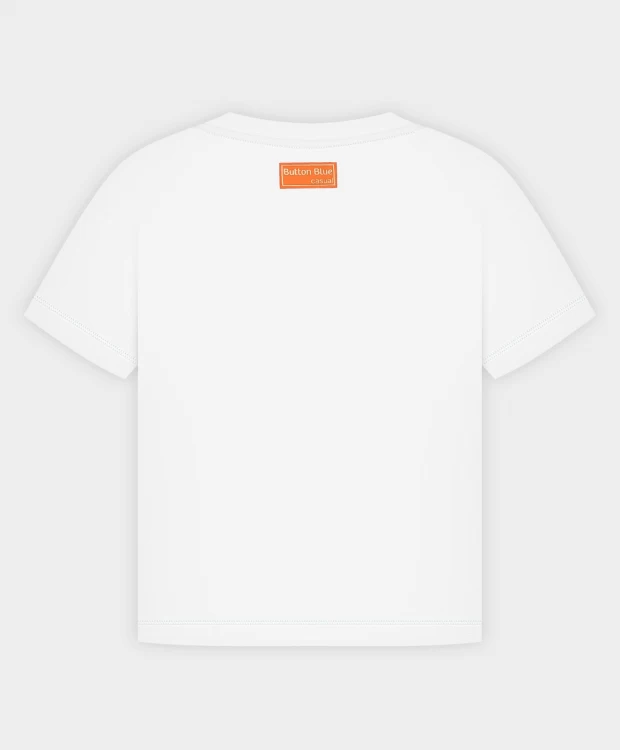 фото Футболка белая button blue (98)