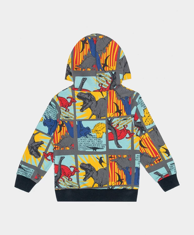 фото Худи с принтом button blue (122)