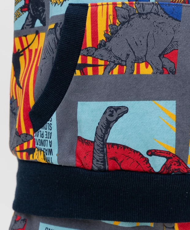 фото Худи с принтом button blue (122)