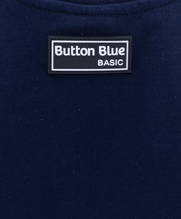 Свитшот синий Button Blue