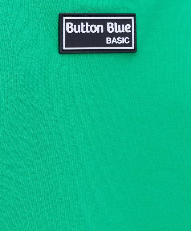 Свитшот зеленый Button Blue