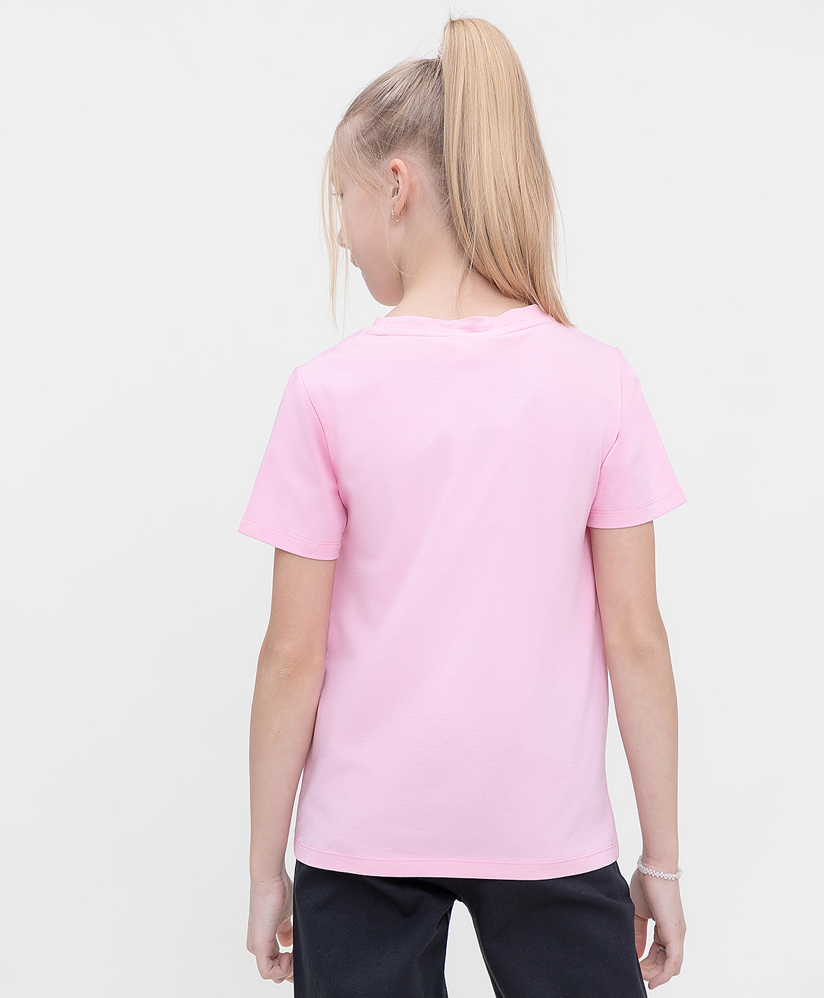 фото Футболка розовая button blue