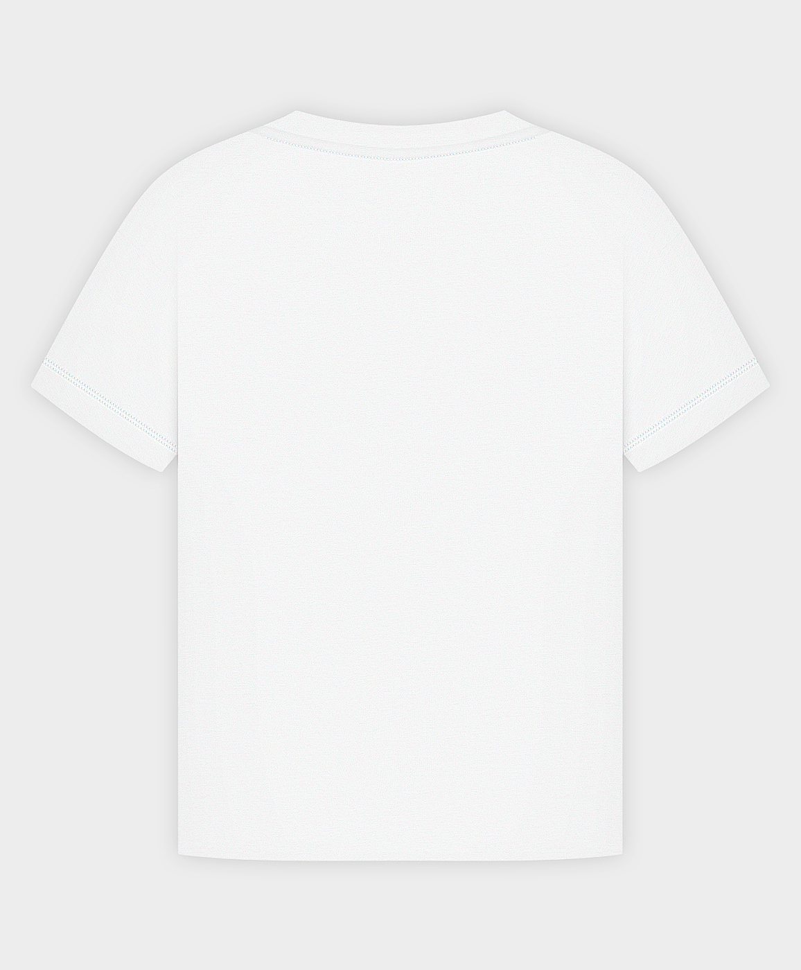 фото Футболка оверсайз белая button blue