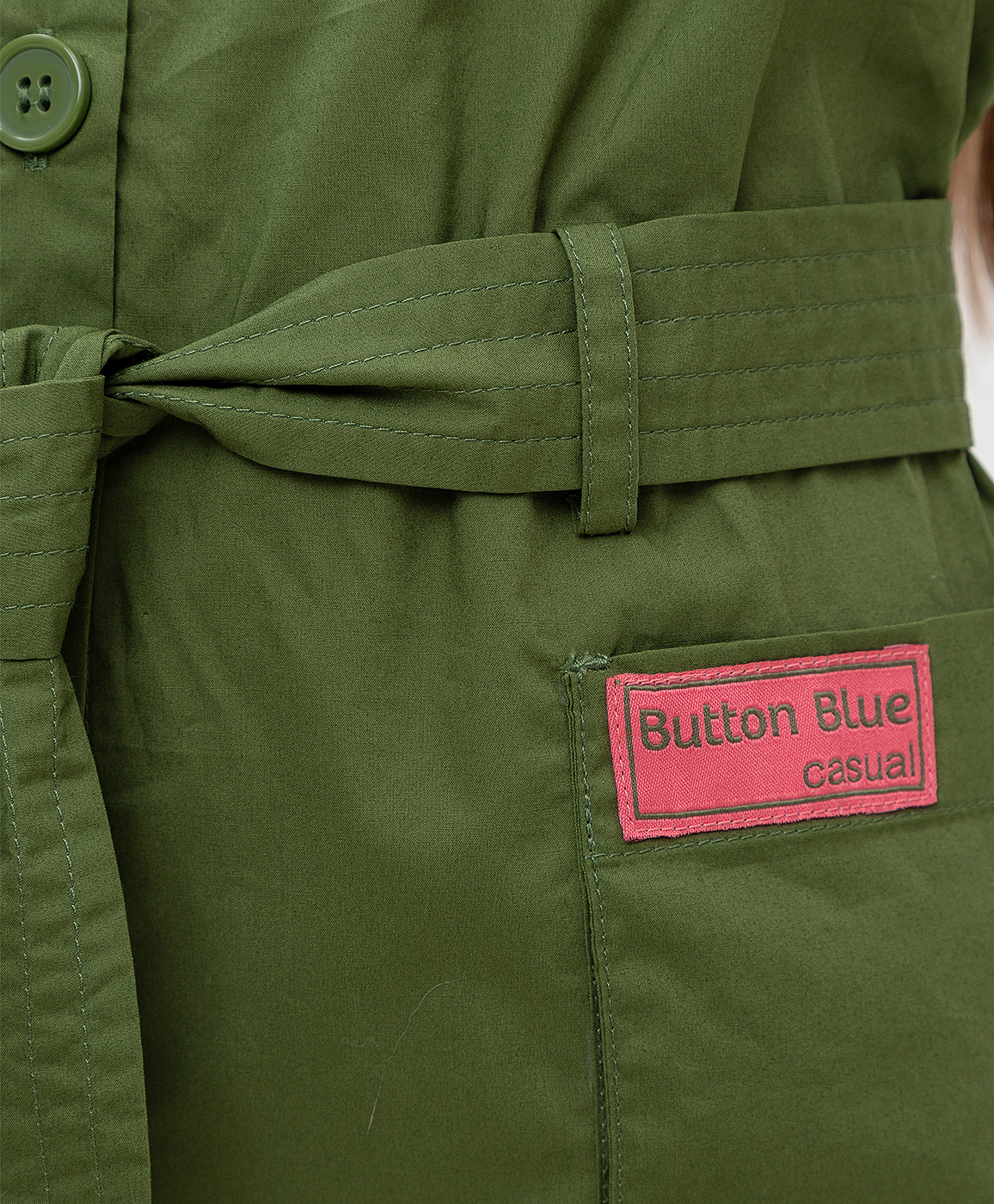 фото Платье хаки button blue