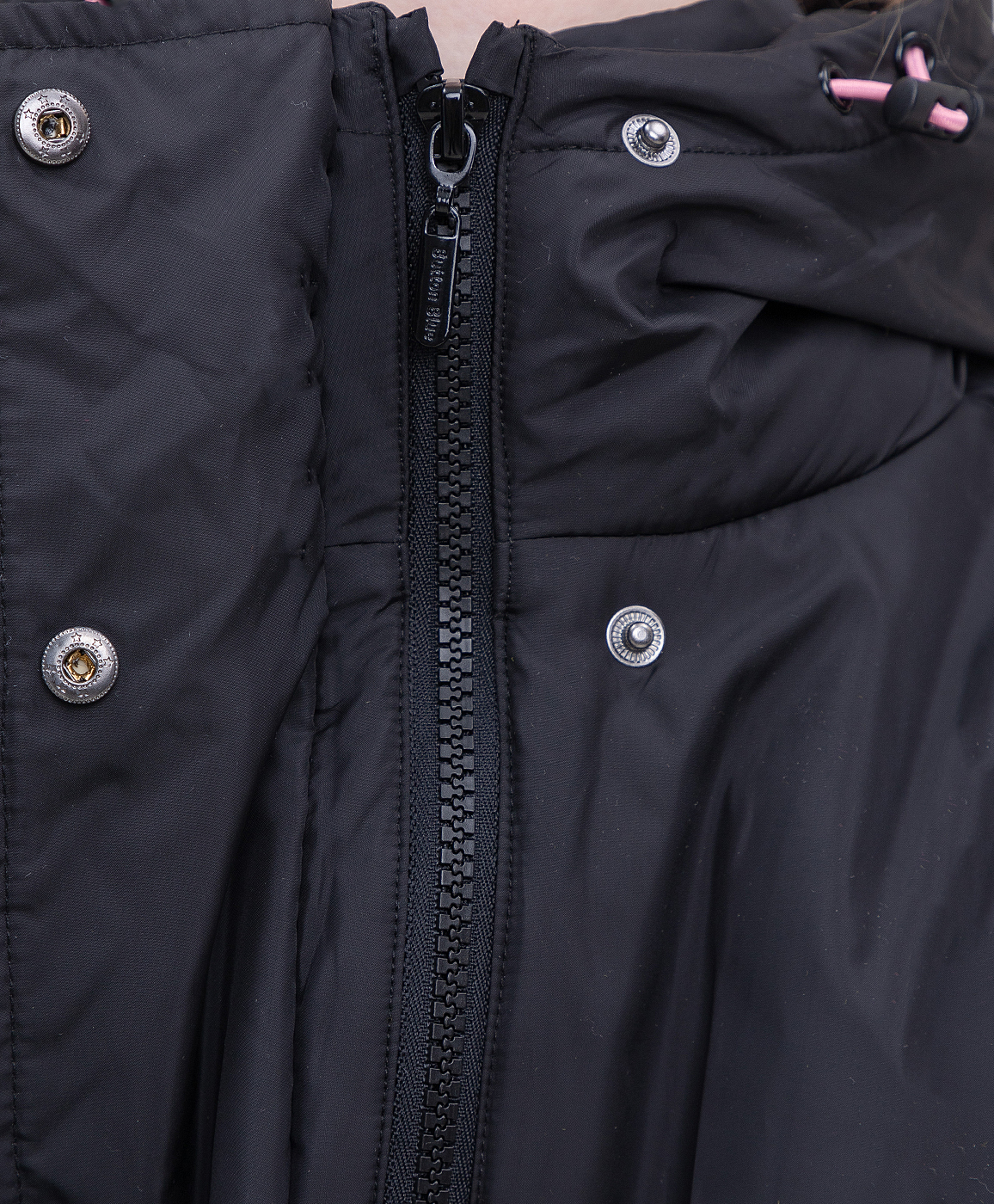 Пальто демисезонное черное Button Blue 122BBGJC46010800, размер 152, цвет черный - фото 5