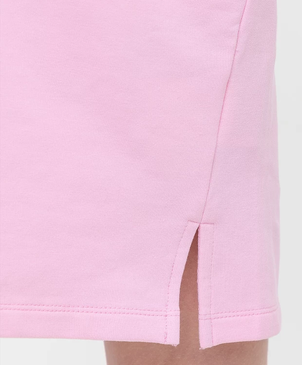 фото Платье-толстовка с карманами розовое button blue (134)