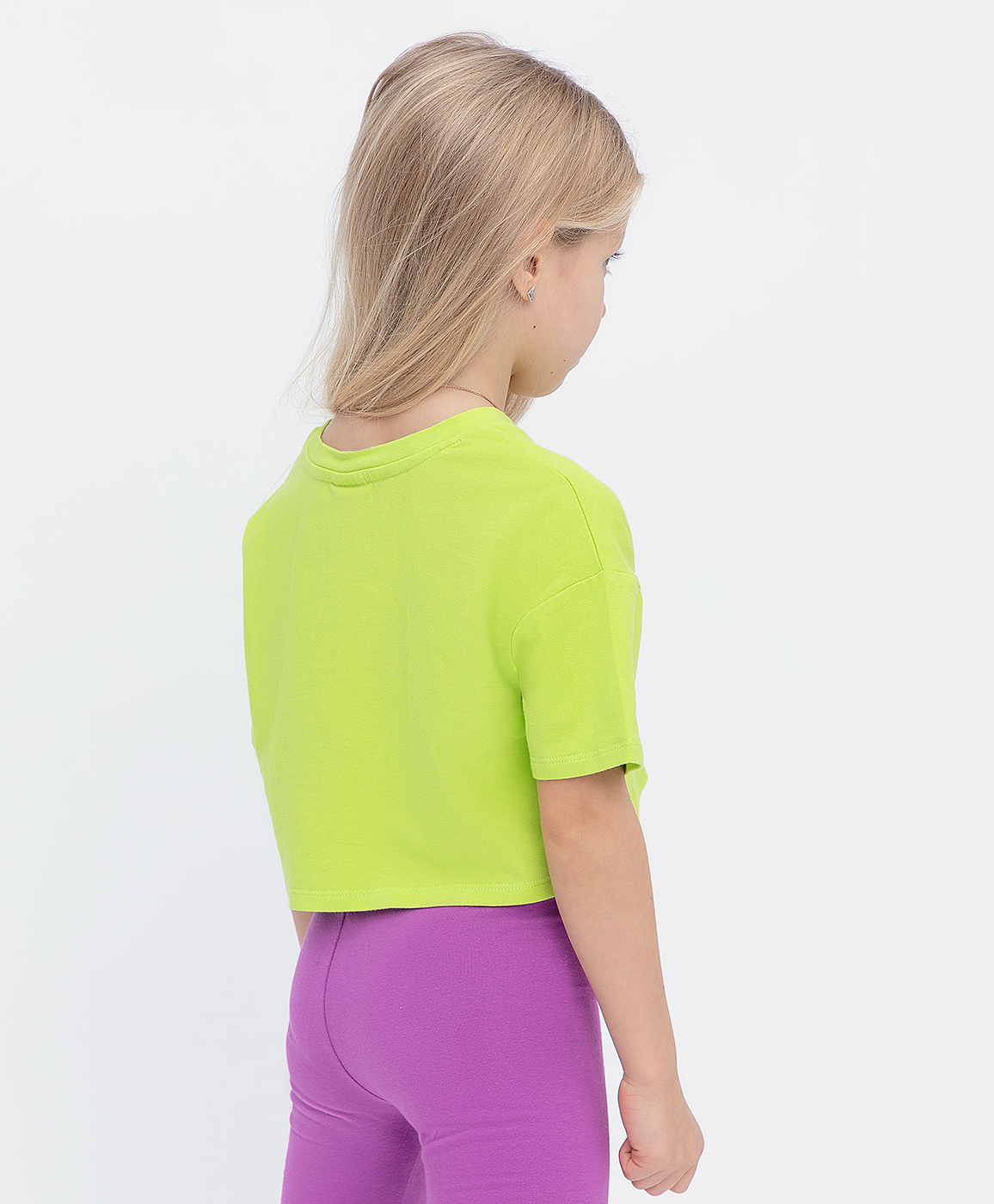 фото Футболка салатовая button blue