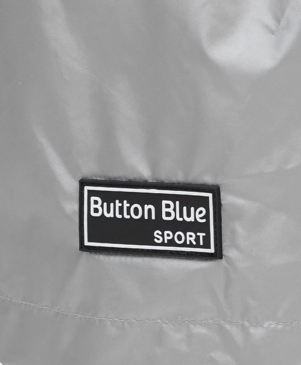 Плащ с металлизированным эффектом серебристый Button Blue (104), размер 104 Плащ с металлизированным эффектом серебристый Button Blue (104) - фото 3