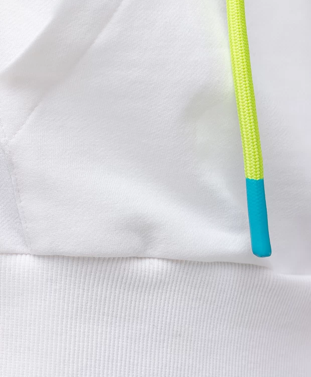 фото Худи оверсайз белое button blue (146)