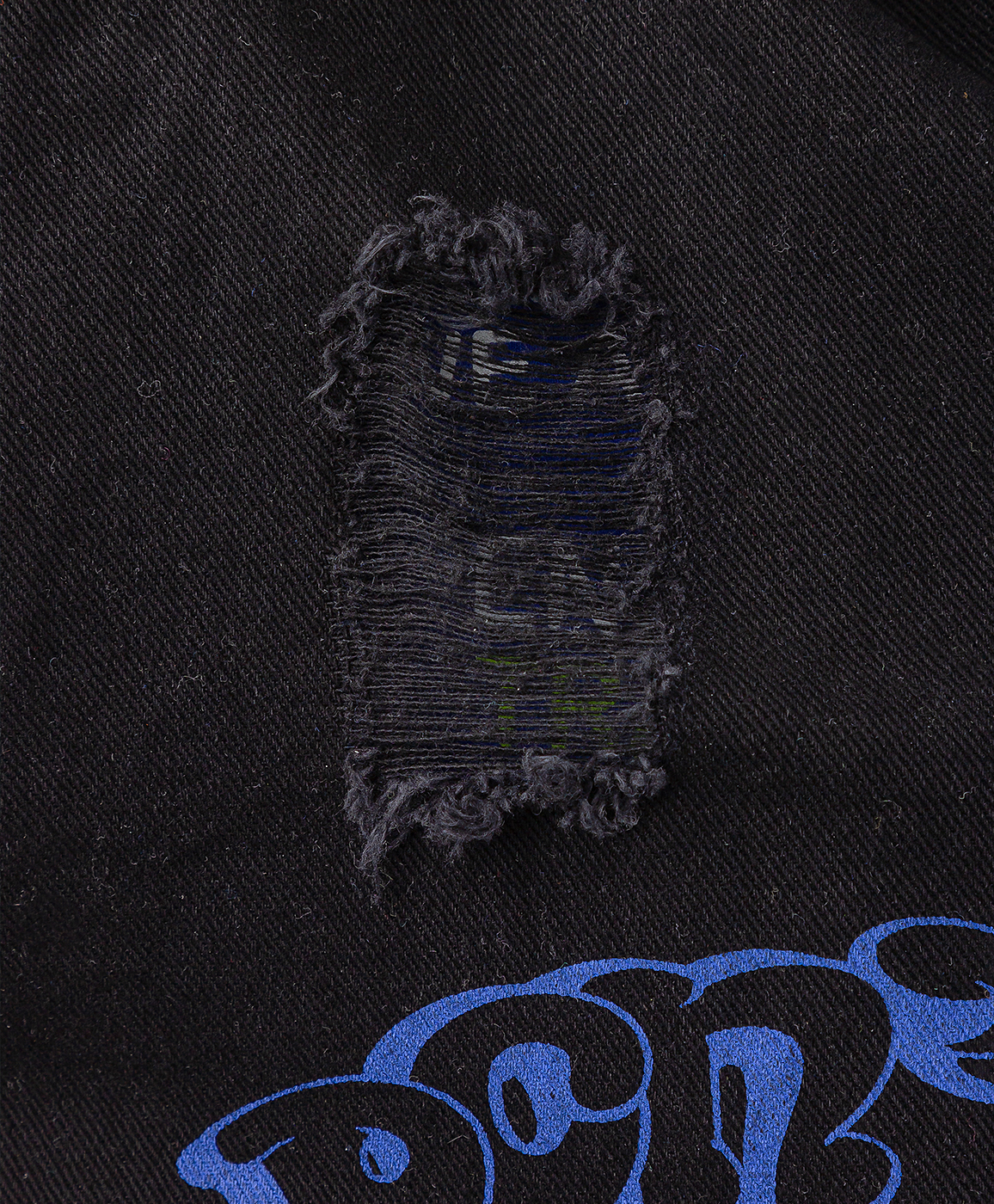 фото Джинсовая куртка на кнопках черная button blue