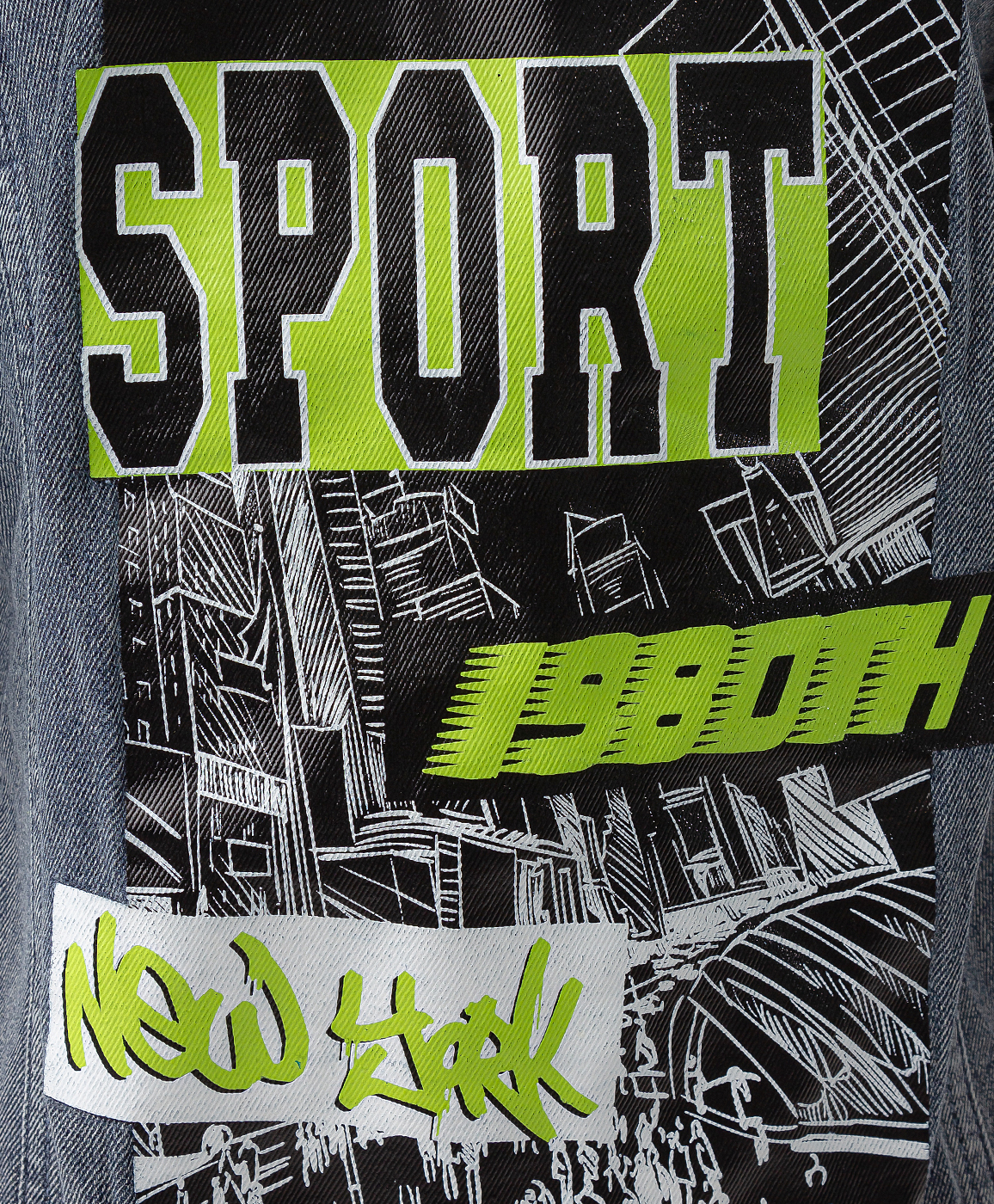 фото Джинсовая куртка на кнопках button blue