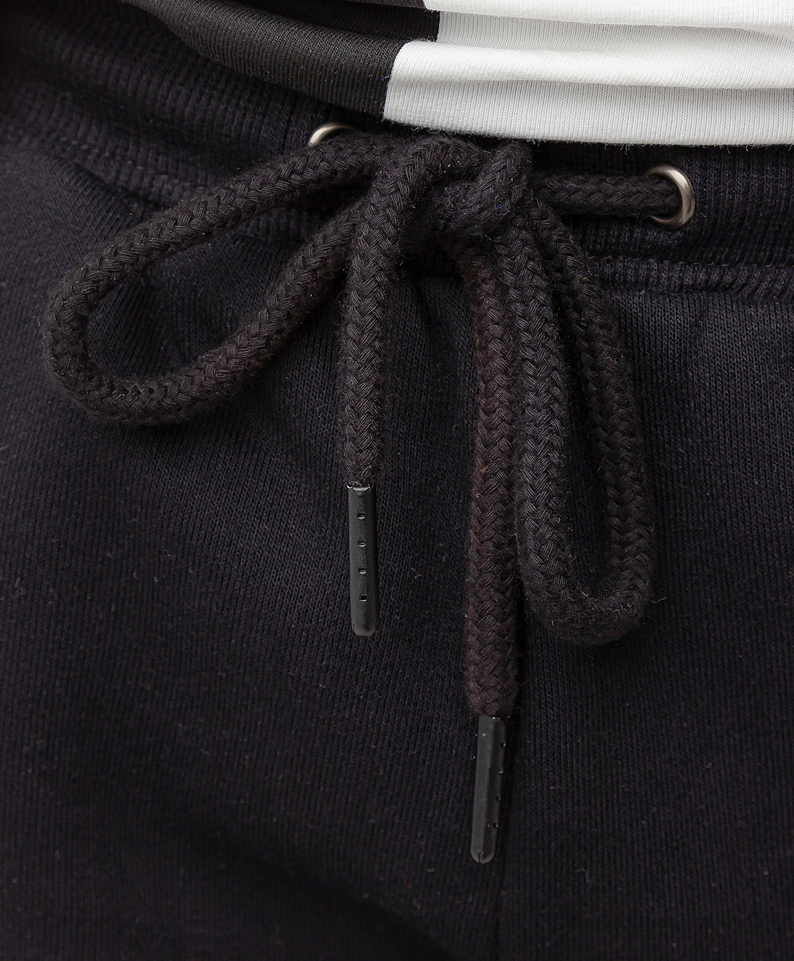 фото Трикотажные брюки с лампасами черные button blue