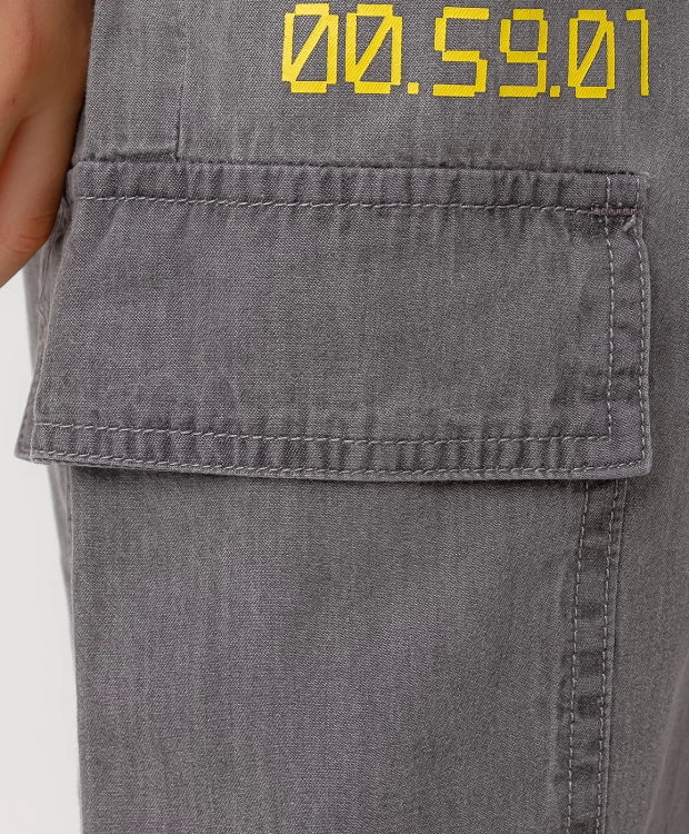фото Шорты джинсовые серые button blue (134)