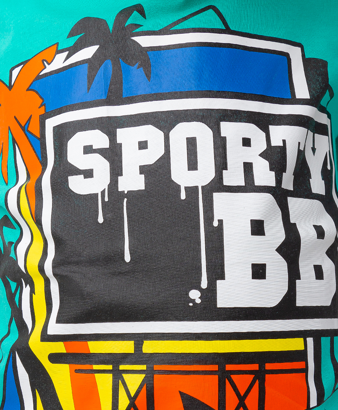 фото Футболка с капюшоном button blue