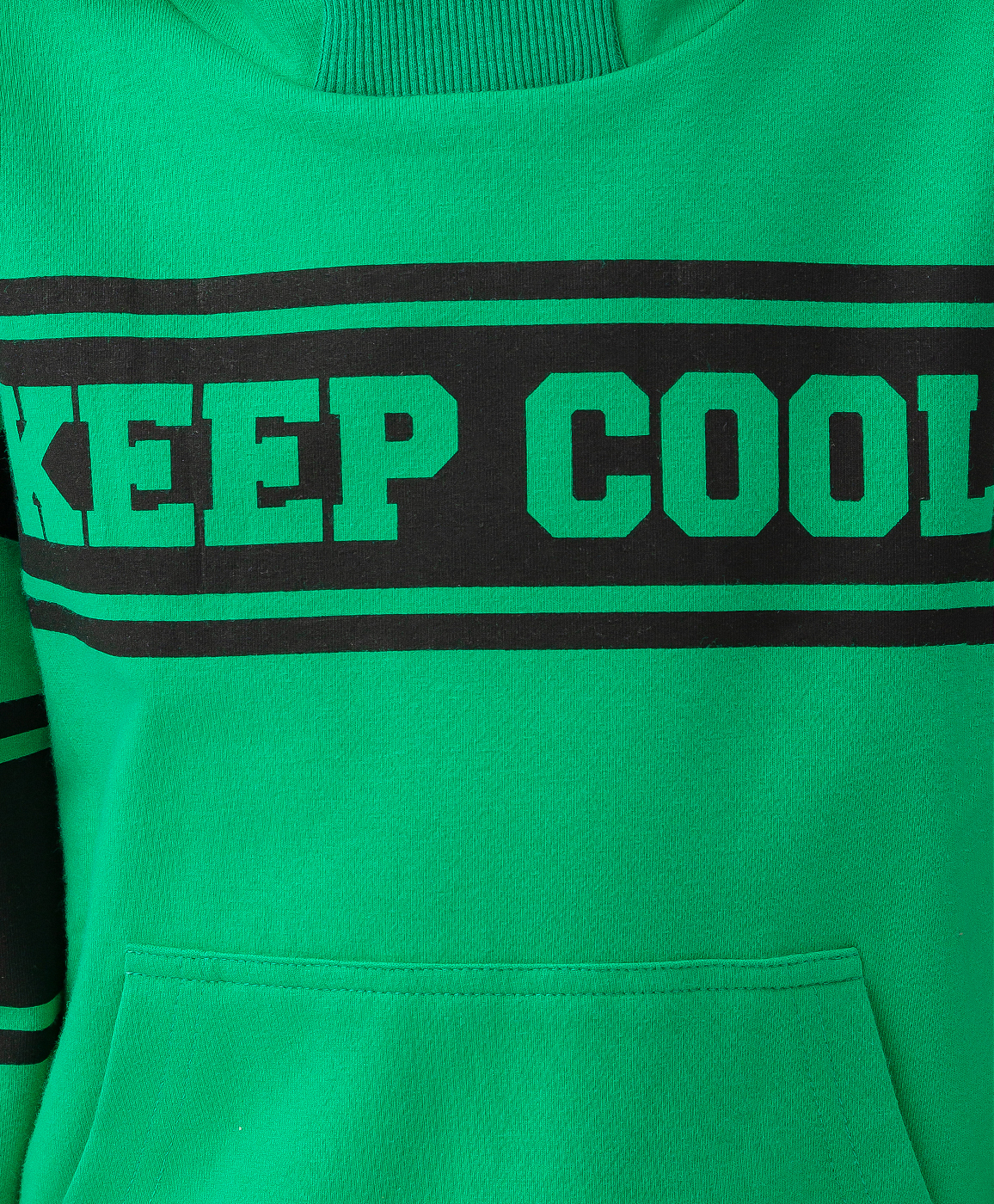 фото Худи с оригинальным принтом зеленое button blue