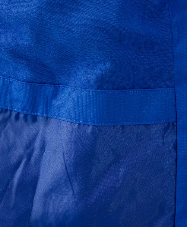 фото Ветровка с контрастным принтом синяя button blue (104)
