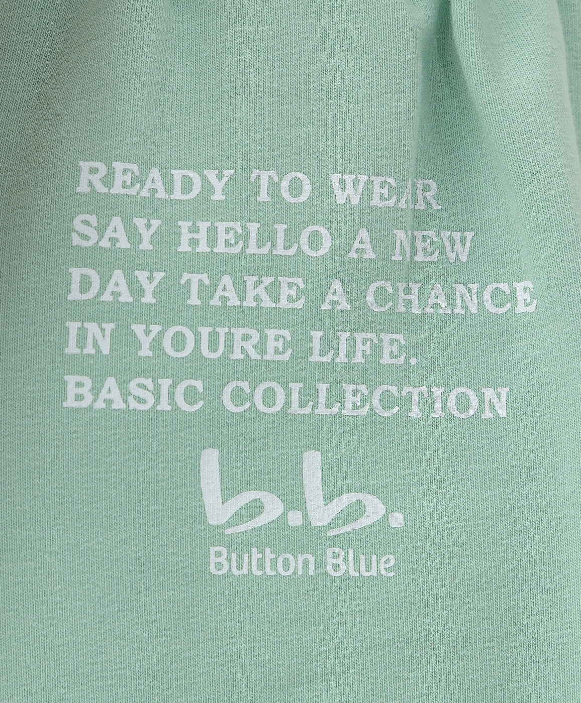 фото Шорты трикотажные светло-зеленые button blue