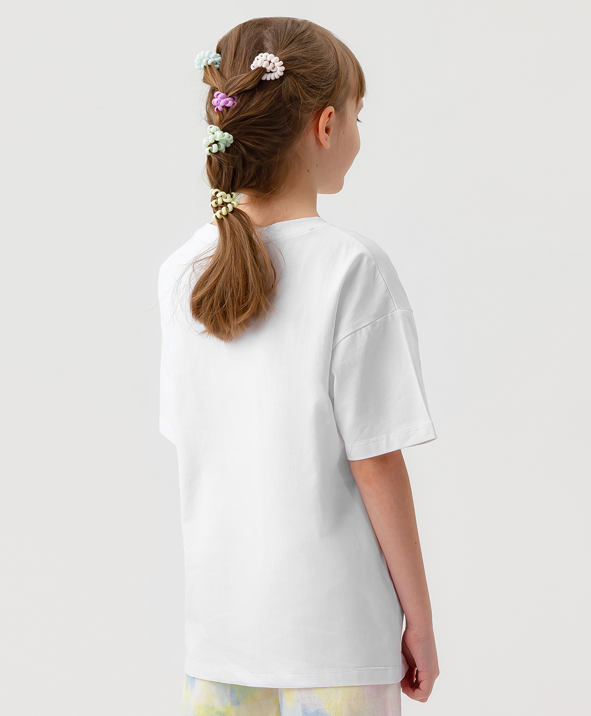 фото Футболка с коротким рукавом белая button blue