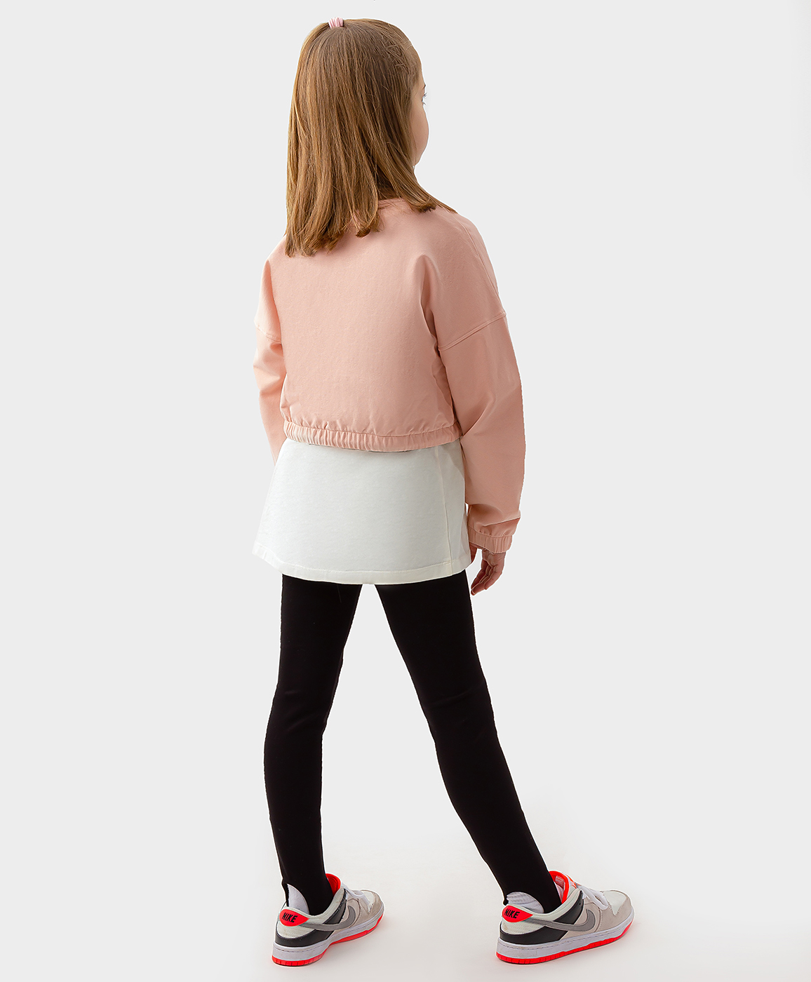 фото Леггинсы со штрипками черные button blue