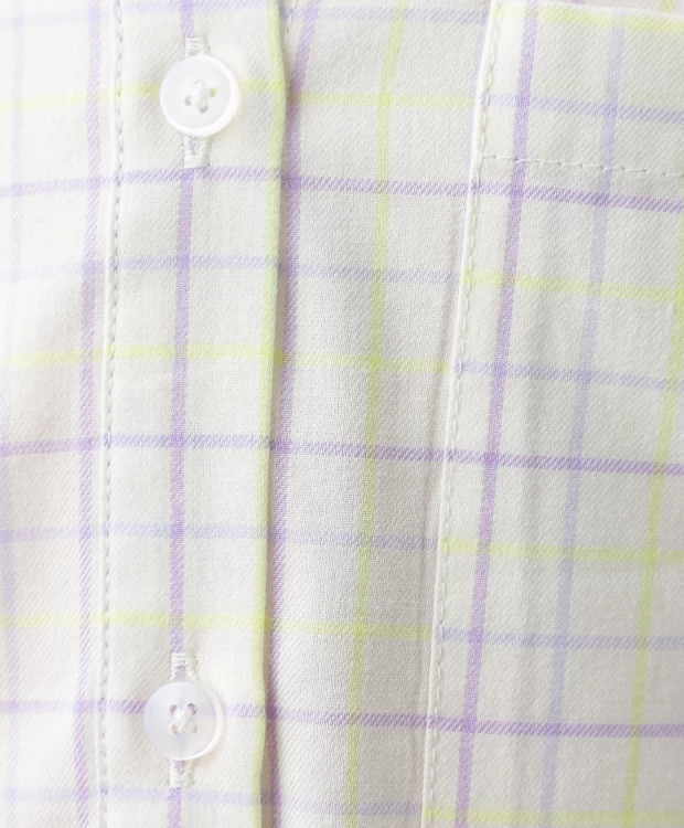 фото Рубашка в клетку белая button blue (134)