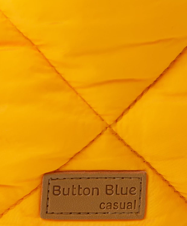 фото Куртка демисезонная желтая button blue (110)