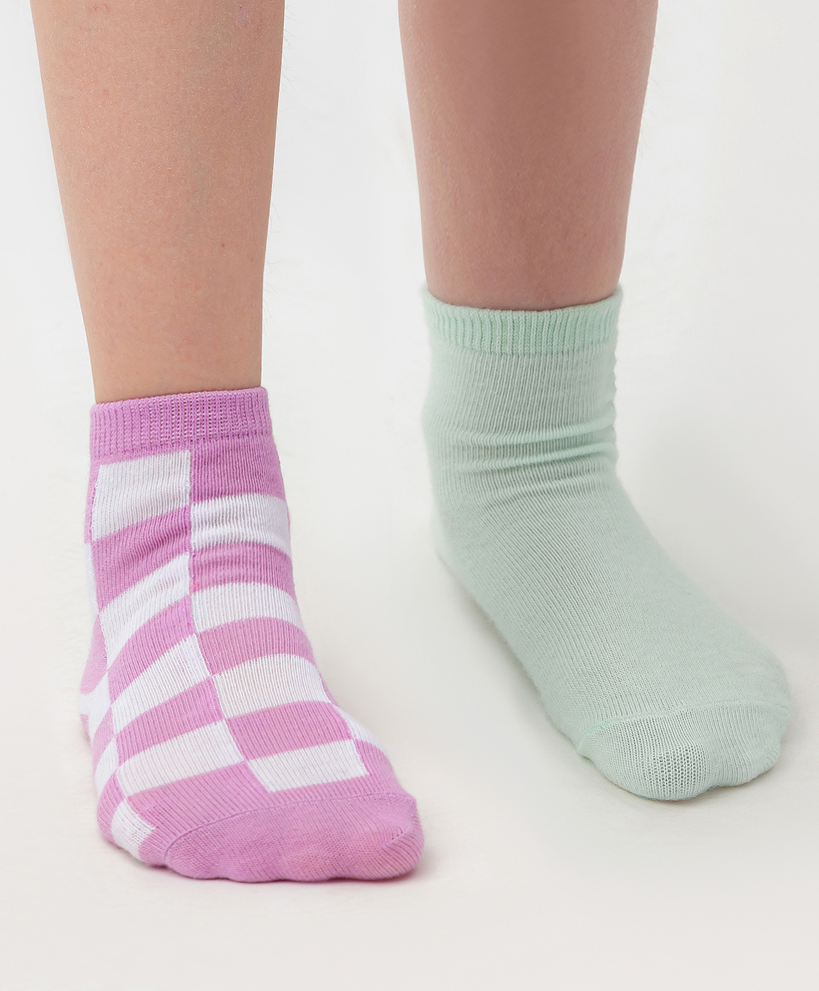 Комплект носков средней длины  мятного и светло-фиолетового цвета, 2 пары Button Blue