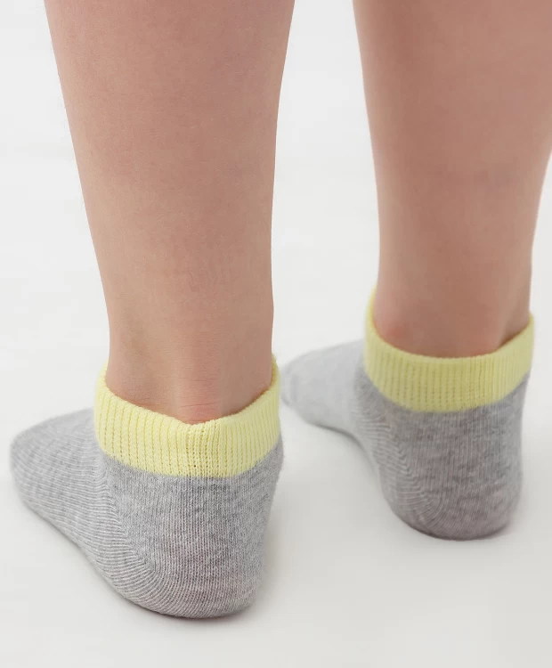 фото Комплект носков серого и желтого цвета, 2 пары button blue (14-16)