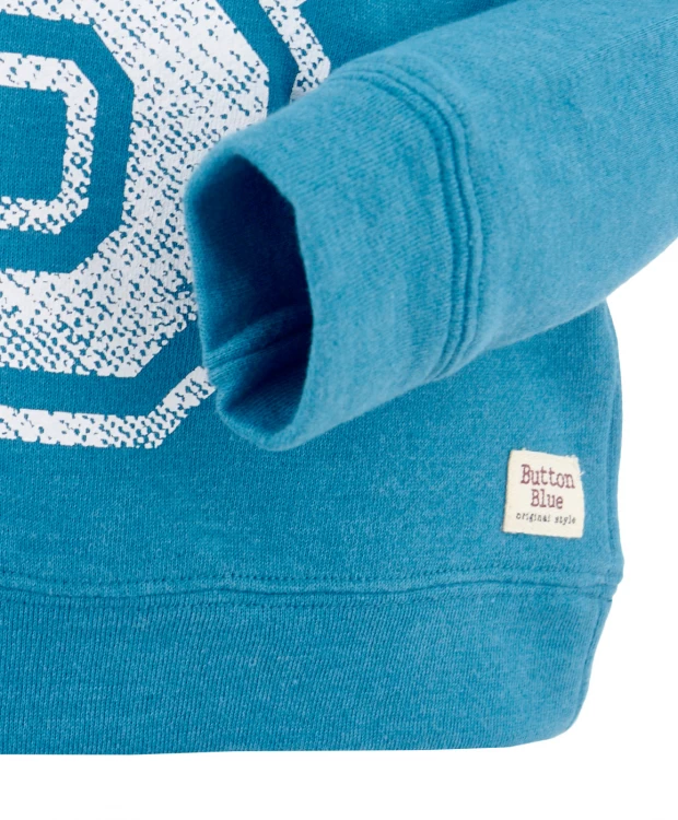 фото Толстовка нераспашная button blue (116)
