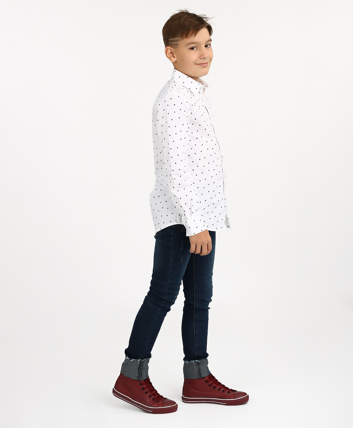 фото Рубашка button blue