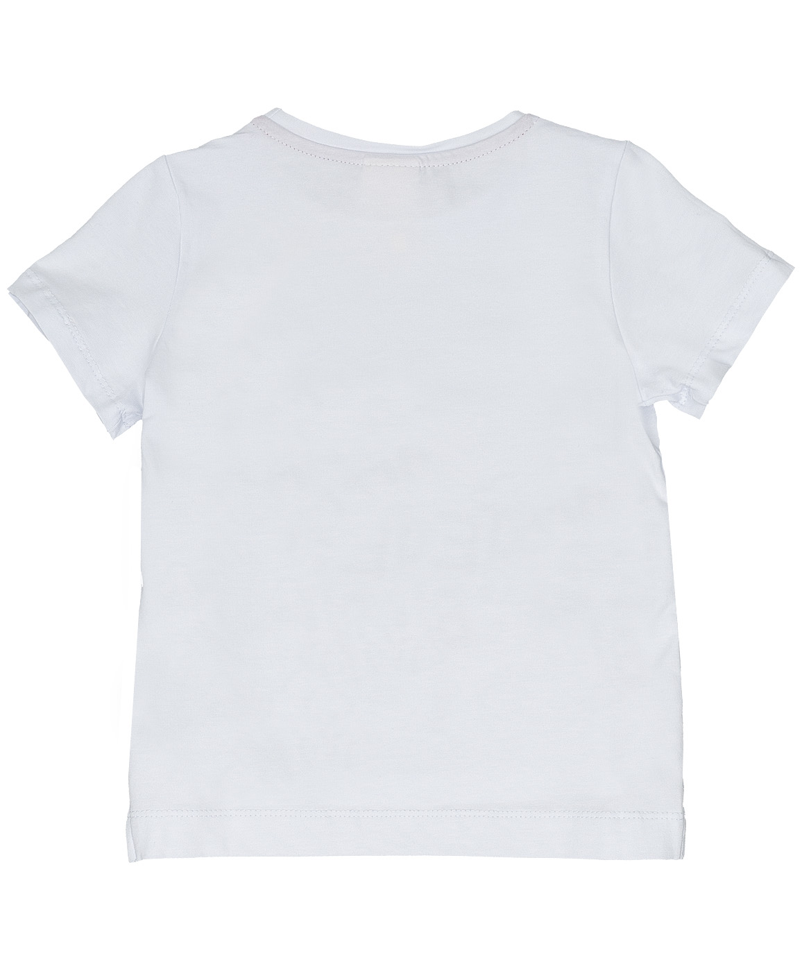 фото Белая футболка с принтом button blue