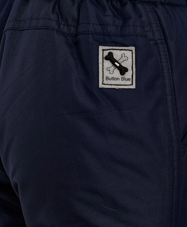 фото Синие зимние брюки button blue (122)