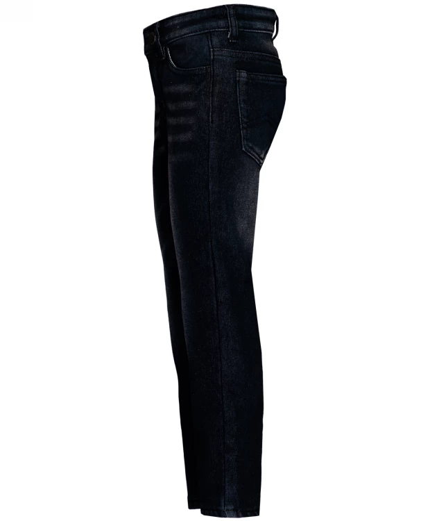 Черные утепленные джинсы Button Blue (152), размер 152, цвет черный Черные утепленные джинсы Button Blue (152) - фото 2