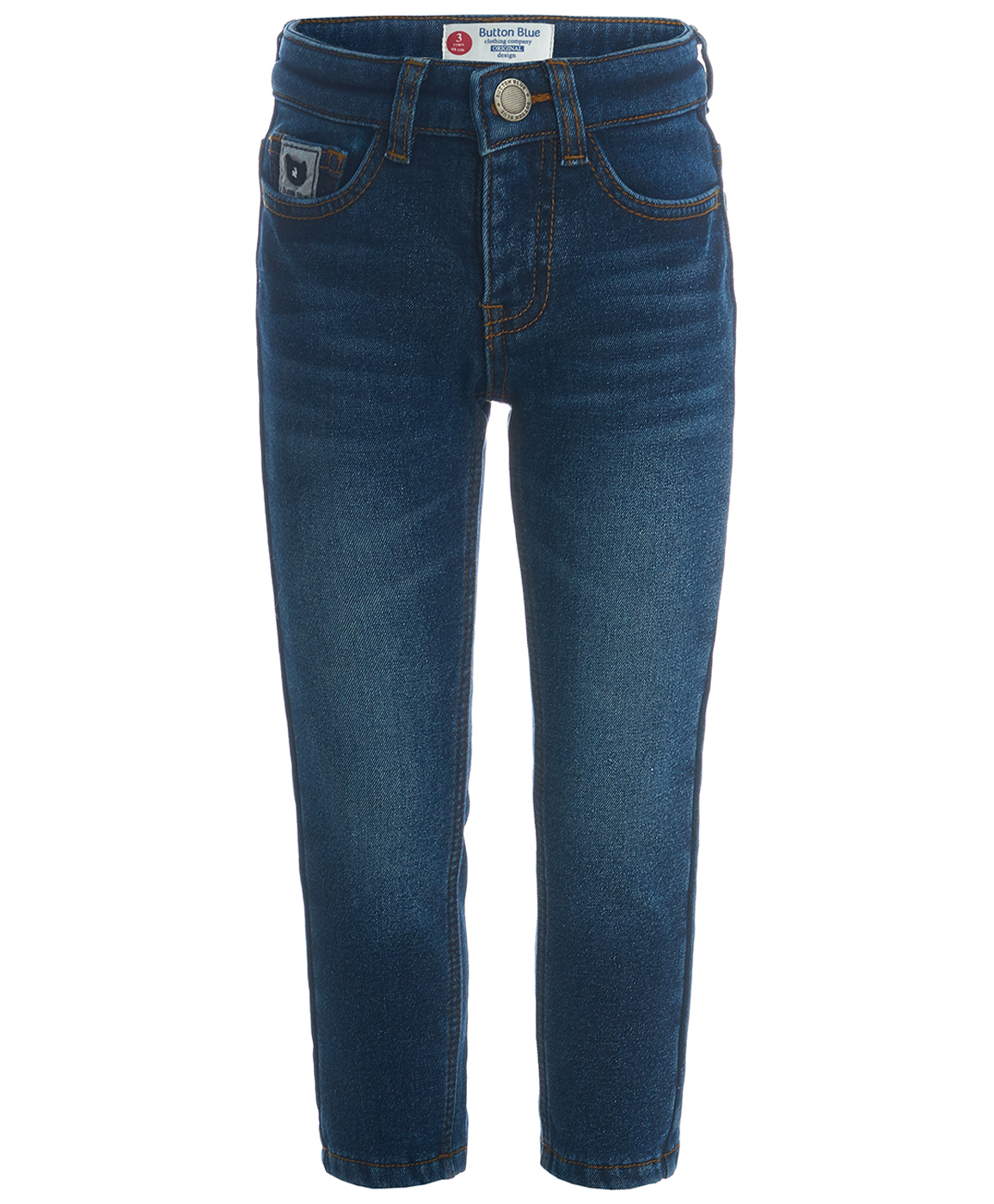 фото Синие утепленные джинсы button blue